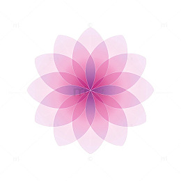 梦幻几何花海绽放