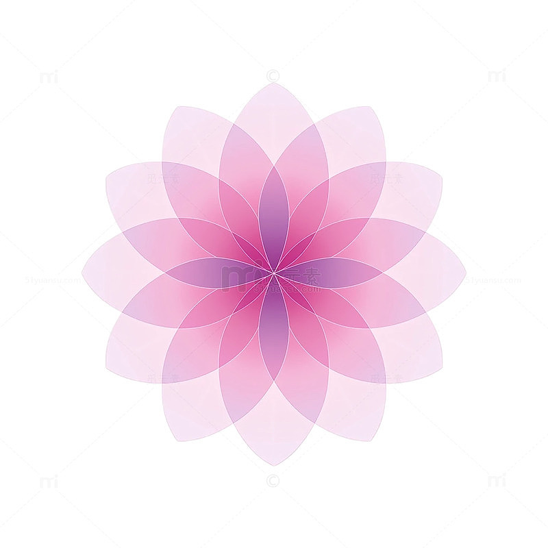 梦幻几何花海绽放
