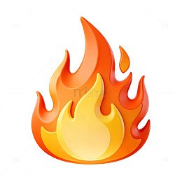 火焰图案图标矢量素材