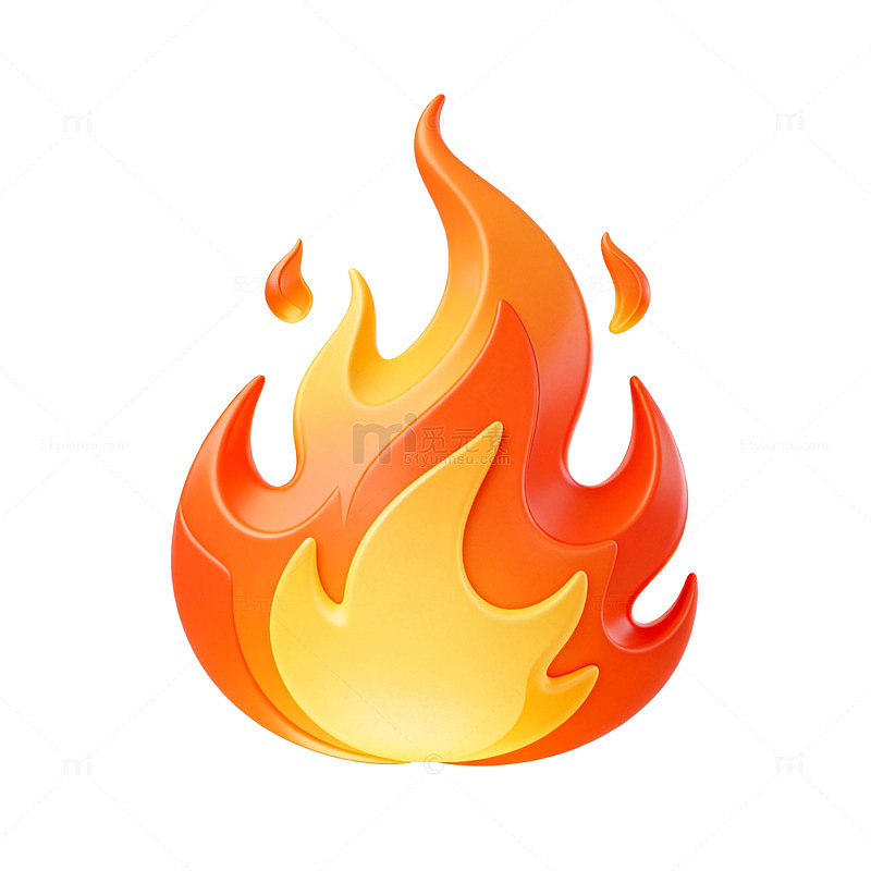 火焰图标设计素材