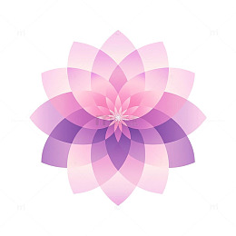 融合抽象的花韵之舞