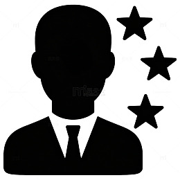 商务人像星级图标