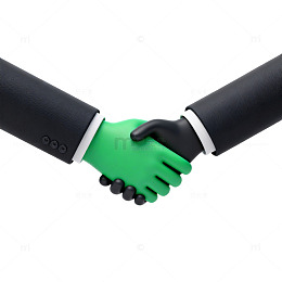 握手合作矢量素材