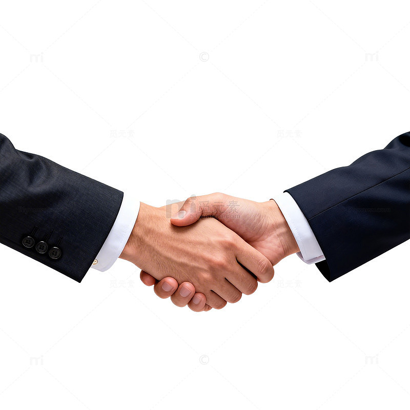 商务握手合作签约图片