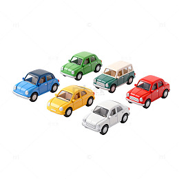 多彩迷你汽车模型玩具