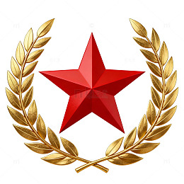 红星徽章图标设计元素