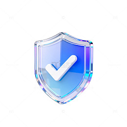 科技感防护盾图标设计素材