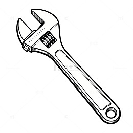 黑白风格活动工具插画