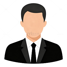 商务男性卡通形象头像