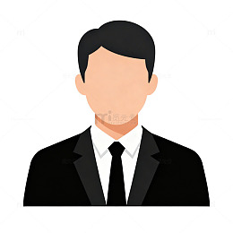 商务男士卡通形象图标