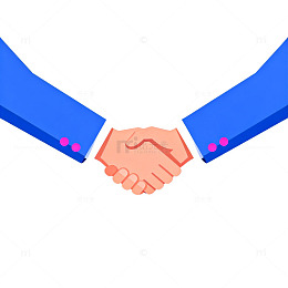 握手合作插图素材