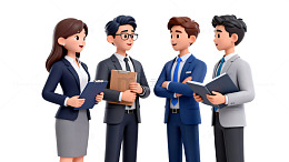 职场会议3D卡通人物素材