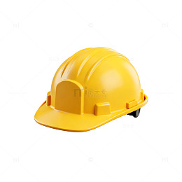 黄色安全帽建筑施工安全防护