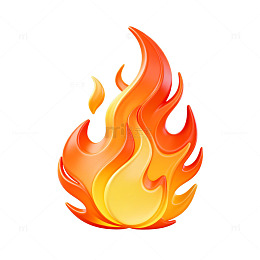火焰图案矢量插画