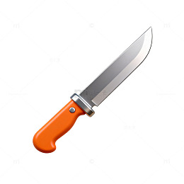 卡通风格小刀插画素材