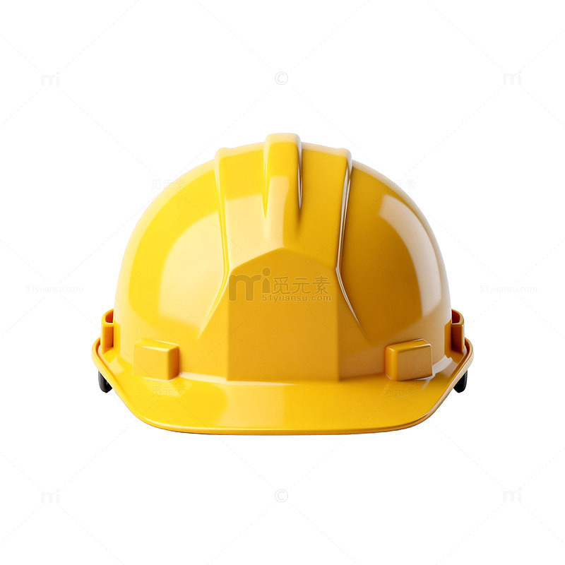 黄色安全帽施工工具