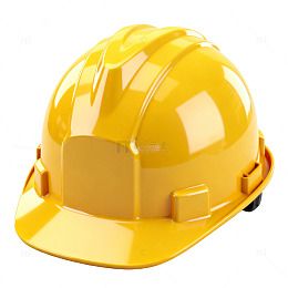 黄色安全帽工地建筑素材