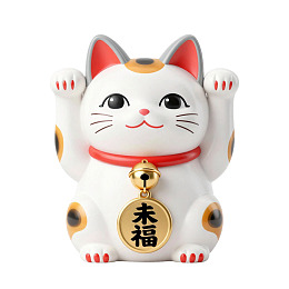 招财猫摆件举手祈福图片