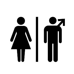 男女卫生间标识符号图片