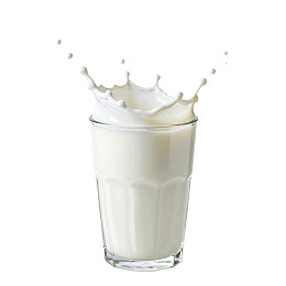 牛奶溅起的瞬间图片