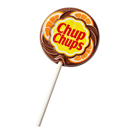 巧克力橙片棒棒糖图片