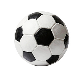 黑白经典足球特写图片