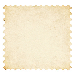 复古风格的空白邮票纸