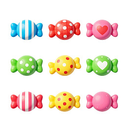 多彩糖果排列展示图片