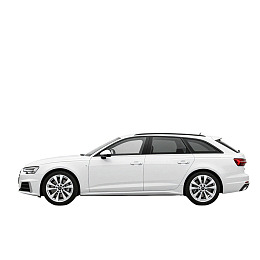 白色旅行车侧面展示图片