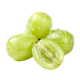 新鲜青葡萄带水珠图片