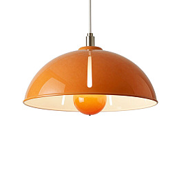 橙色吊灯设计简约现代