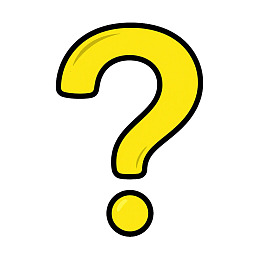 黄色问号图标图片