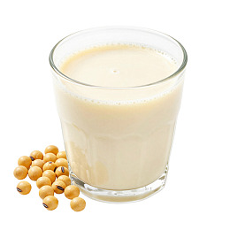 一杯豆浆配大豆图片