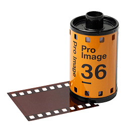 橙色胶卷与胶片展示图片