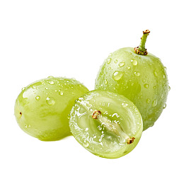 新鲜青葡萄带水珠图片