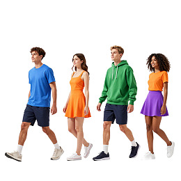 四人行时尚穿搭展示图片