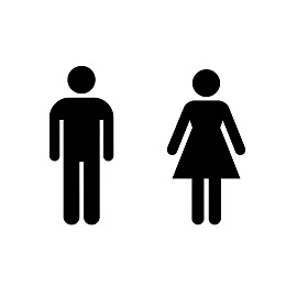 男女卫生间标识符号图片