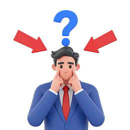 商务人士思考问题图片