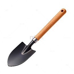 简约木柄铲子园艺工具