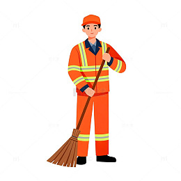 卡通工人形象设计素材