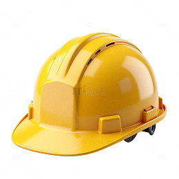 黄色安全帽工地建筑工具