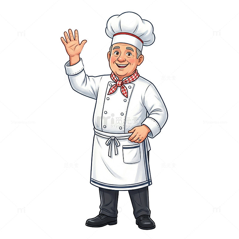 卡通厨师形象设计素材
