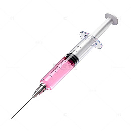粉色注射器医疗用具图片