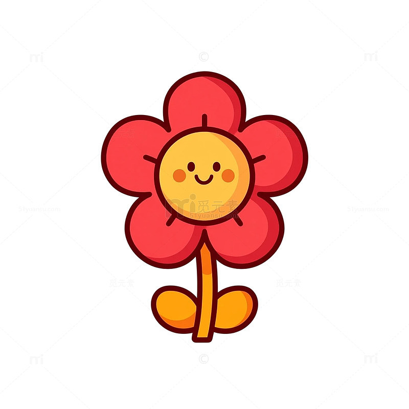 微笑盛开的花朵奇幻之旅