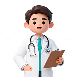 卡通医生形象设计素材
