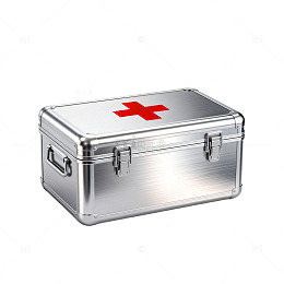 银色急救箱医疗用品