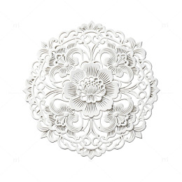 精致花纹装饰图案剪纸艺术