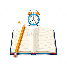 学习用品卡通插画