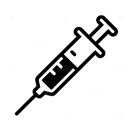 简约风格注射器图标设计素材