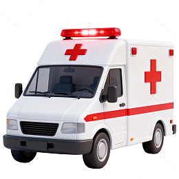 急救车模型医疗救援玩具车